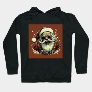 Santa Claus cool t-shirt design Hoodie